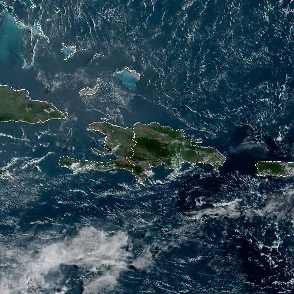 météo tropicale : Image satellite .