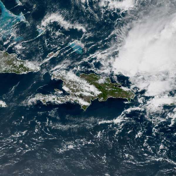 météo tropicale : Image satellite .