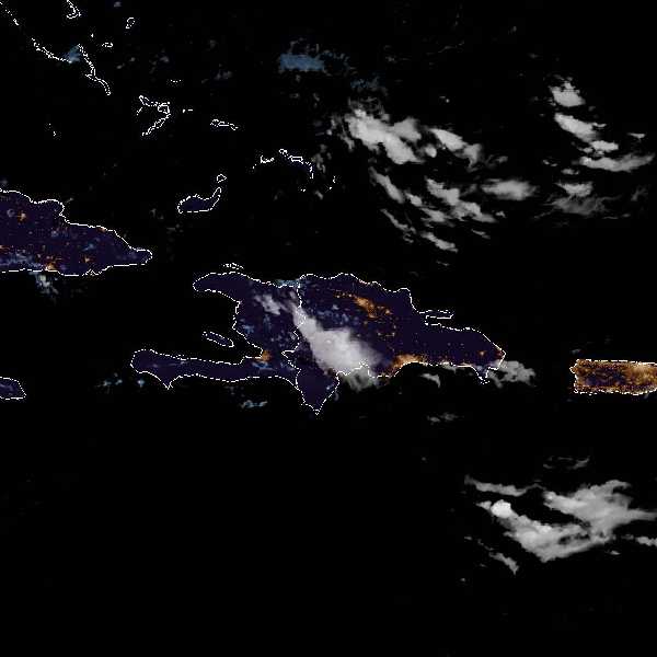météo tropicale : Image satellite .