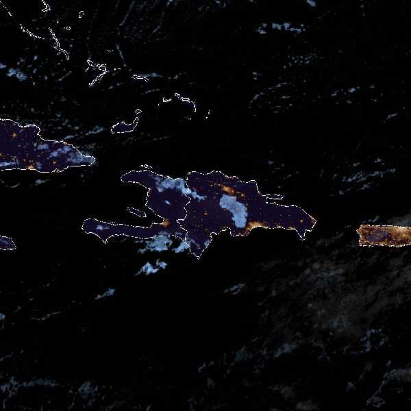 météo tropicale : Image satellite .