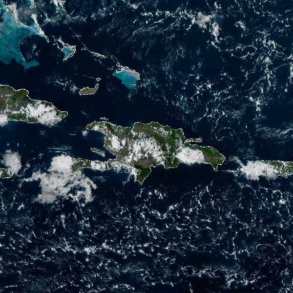 météo tropicale : Image satellite .