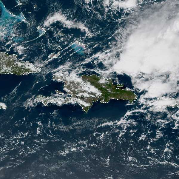 météo tropicale : Image satellite .