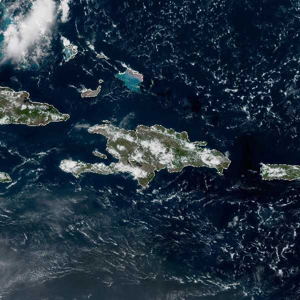 météo tropicale : Image satellite .