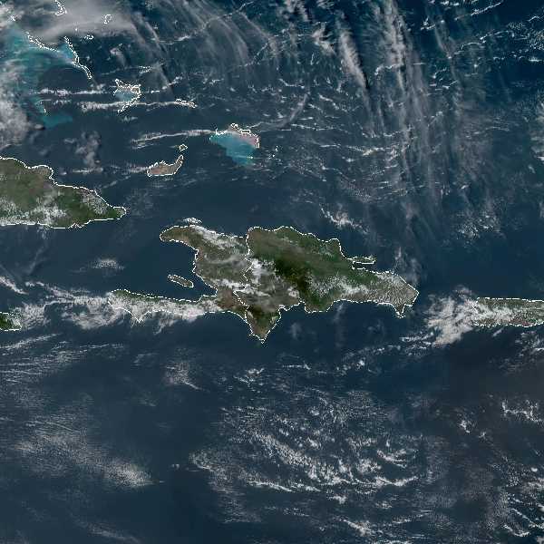 météo tropicale : Image satellite .