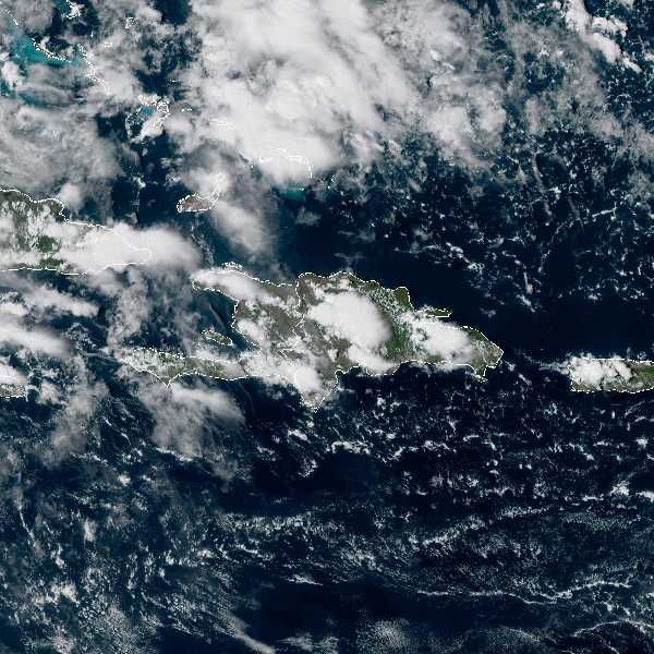 météo tropicale : Image satellite .