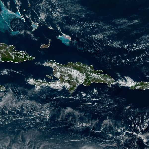 météo tropicale : Image satellite .
