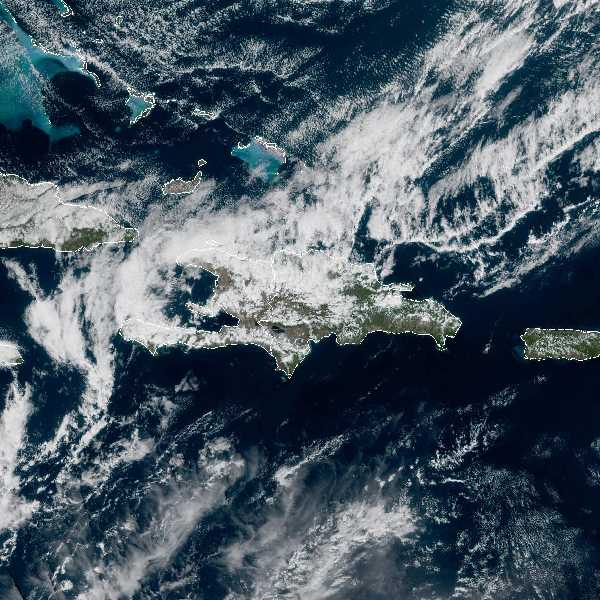 météo tropicale : Image satellite .