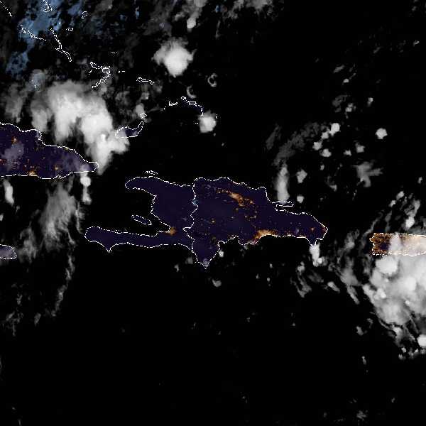 météo tropicale : Image satellite .