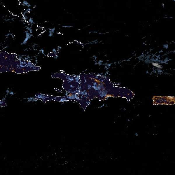 météo tropicale : Image satellite .