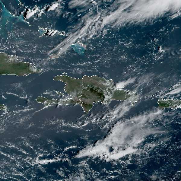 météo tropicale : Image satellite .