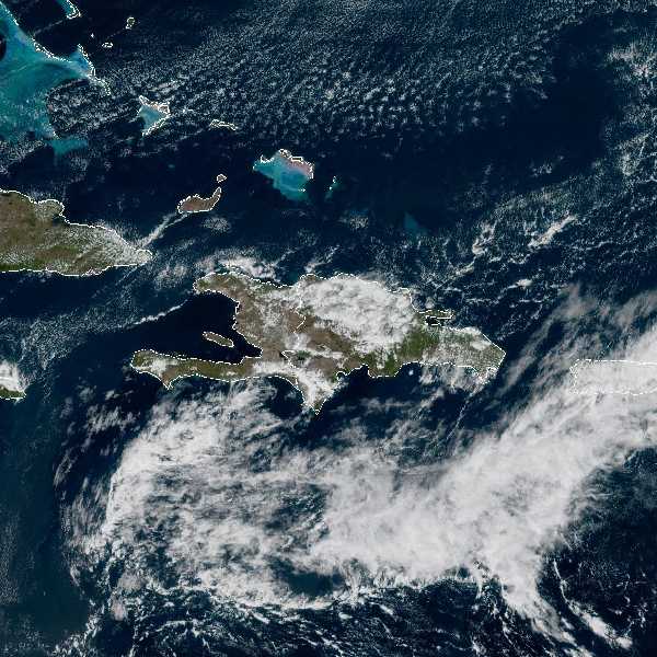 météo tropicale : Image satellite .