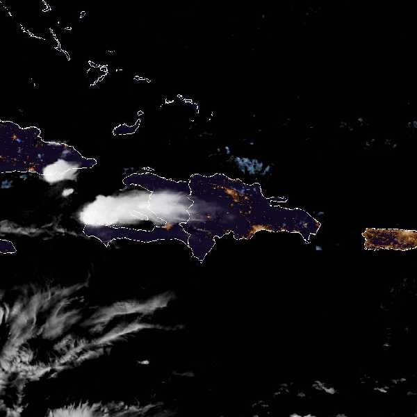 météo tropicale : Image satellite .