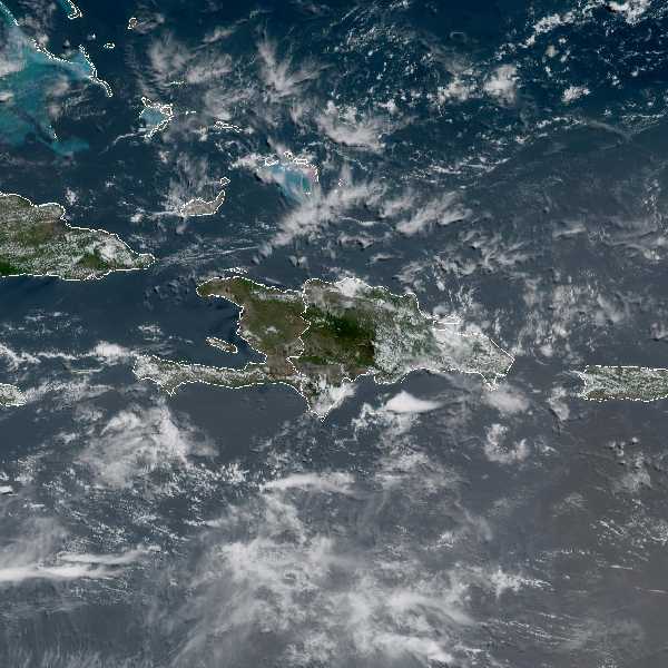 météo tropicale : Image satellite .