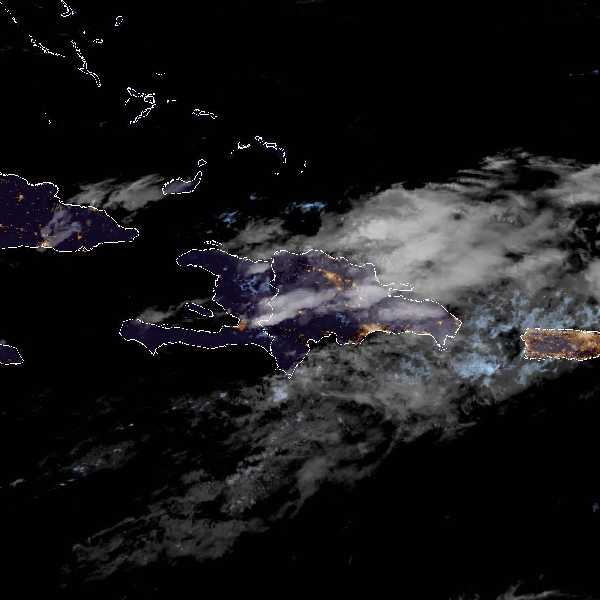 météo tropicale : Image satellite .