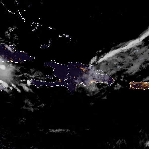 météo tropicale : Image satellite .