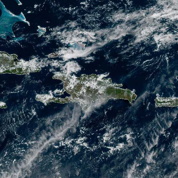 météo tropicale : Image satellite .
