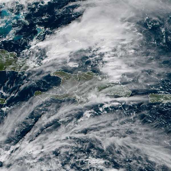 météo tropicale : Image satellite .