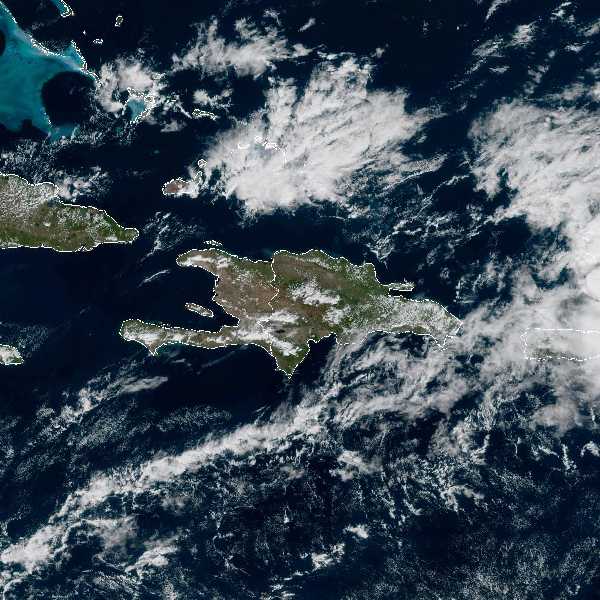 météo tropicale : Image satellite .