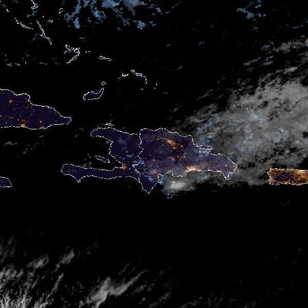 météo tropicale : Image satellite .
