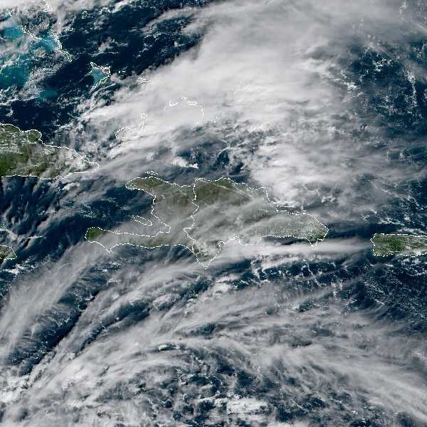 météo tropicale : Image satellite .