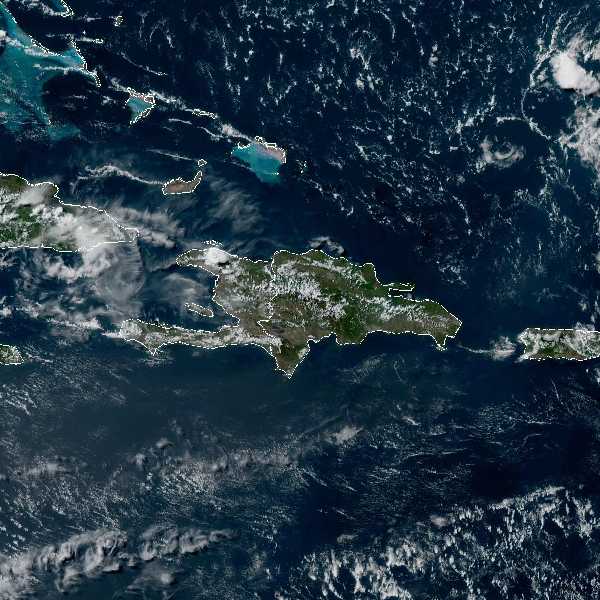 météo tropicale : Image satellite .