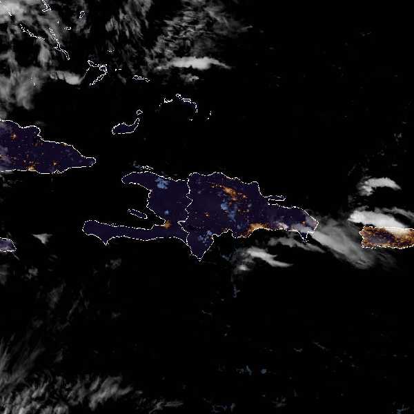 météo tropicale : Image satellite .