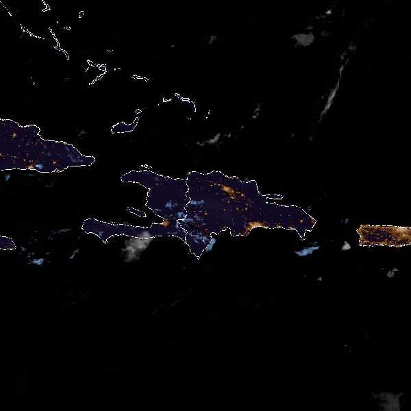 météo tropicale : Image satellite .