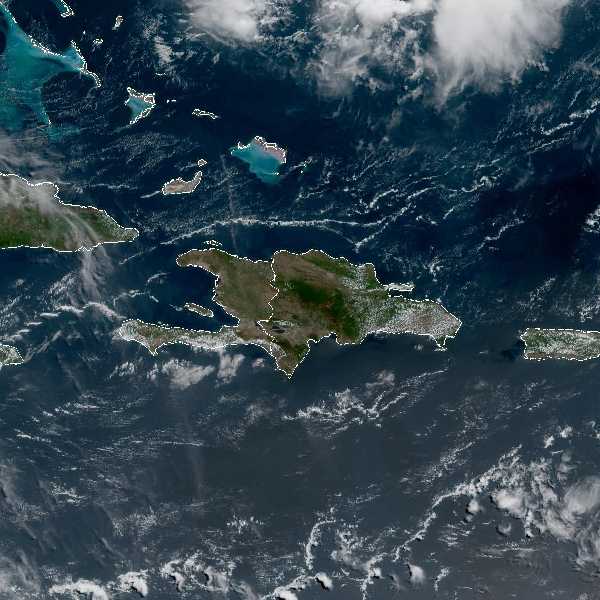météo tropicale : Image satellite .