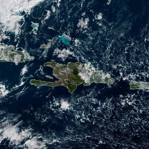 météo tropicale : Image satellite .