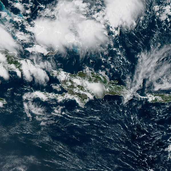 météo tropicale : Image satellite .