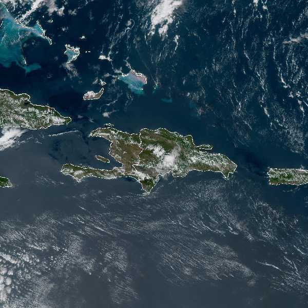 météo tropicale : Image satellite .