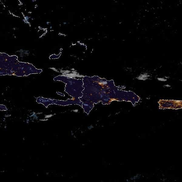 météo tropicale : Image satellite .