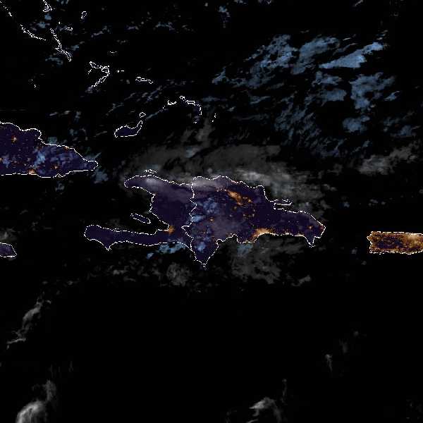 météo tropicale : Image satellite .