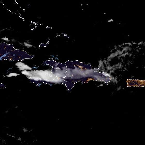 météo tropicale : Image satellite .