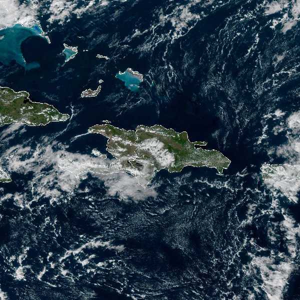 météo tropicale : Image satellite .