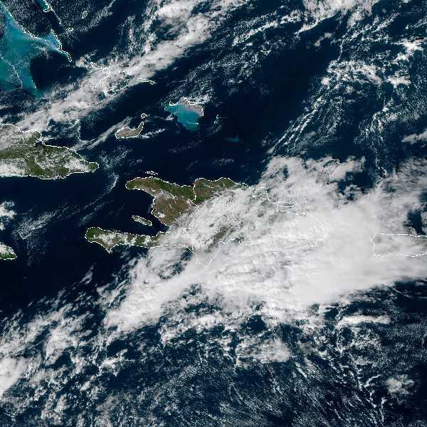 météo tropicale : Image satellite .