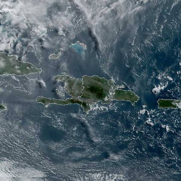 météo tropicale : Image satellite .