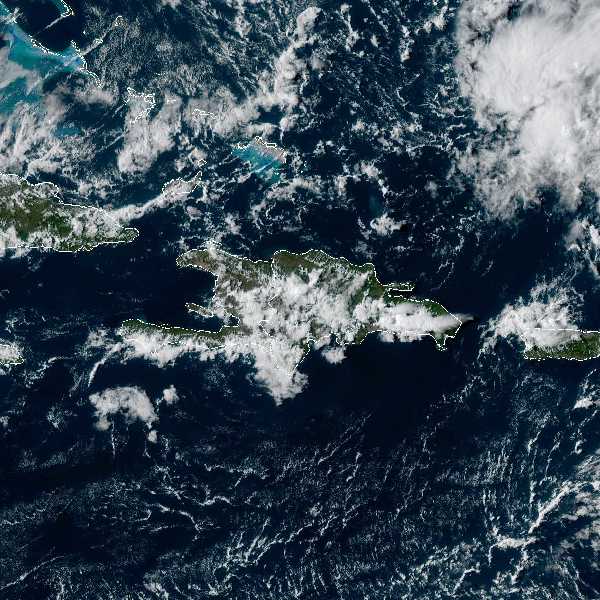 météo tropicale : Image satellite .