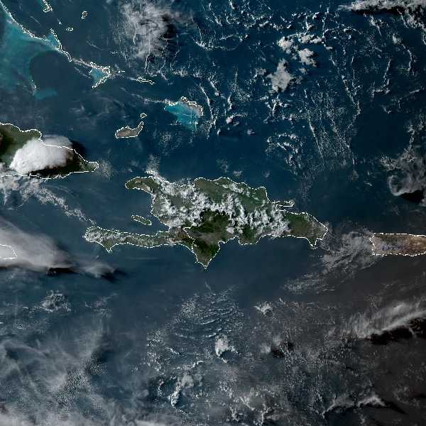 météo tropicale : Image satellite .