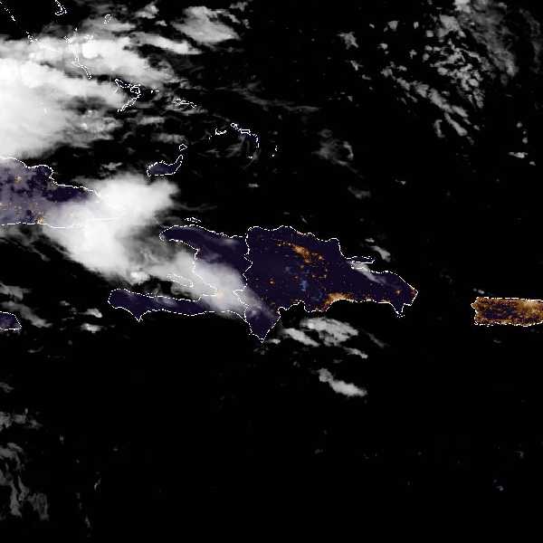 météo tropicale : Image satellite .