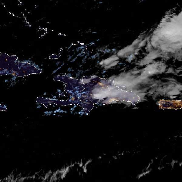 météo tropicale : Image satellite .