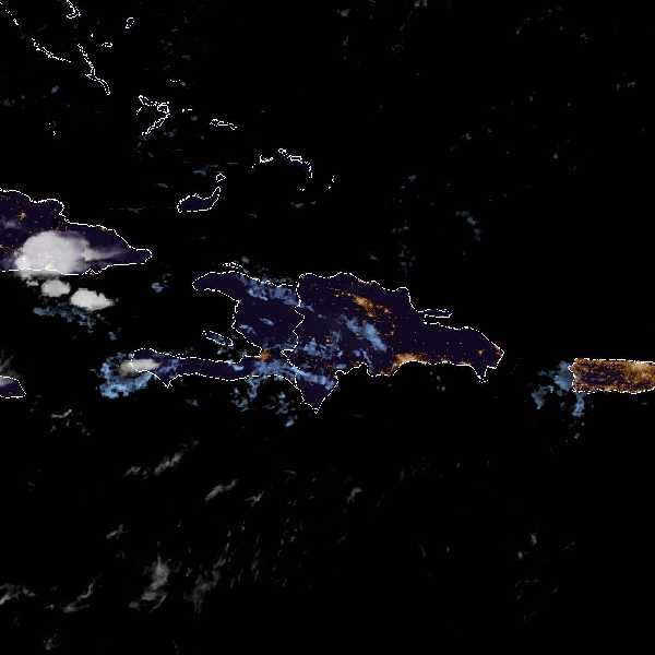 météo tropicale : Image satellite .