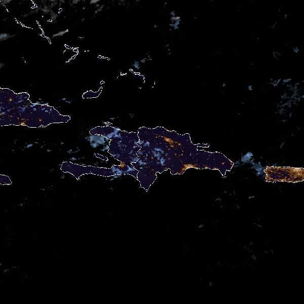 météo tropicale : Image satellite .