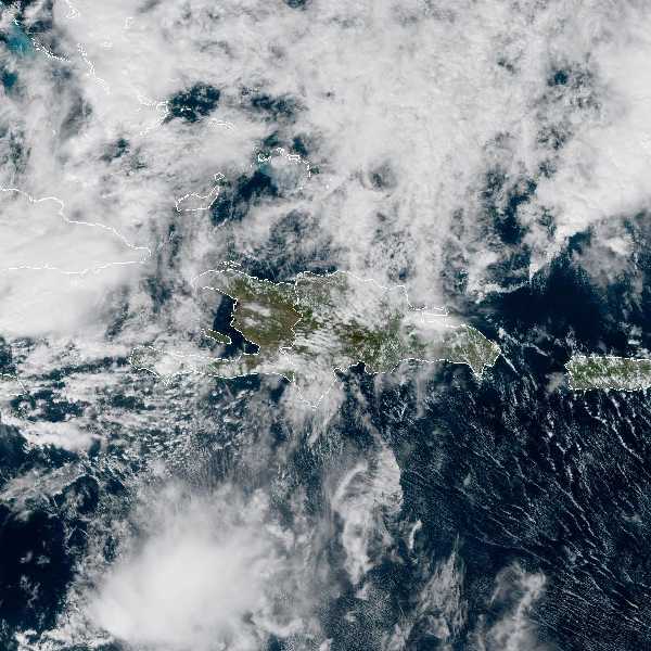météo tropicale : Image satellite .