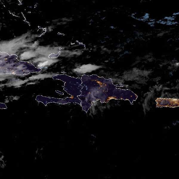 météo tropicale : Image satellite .