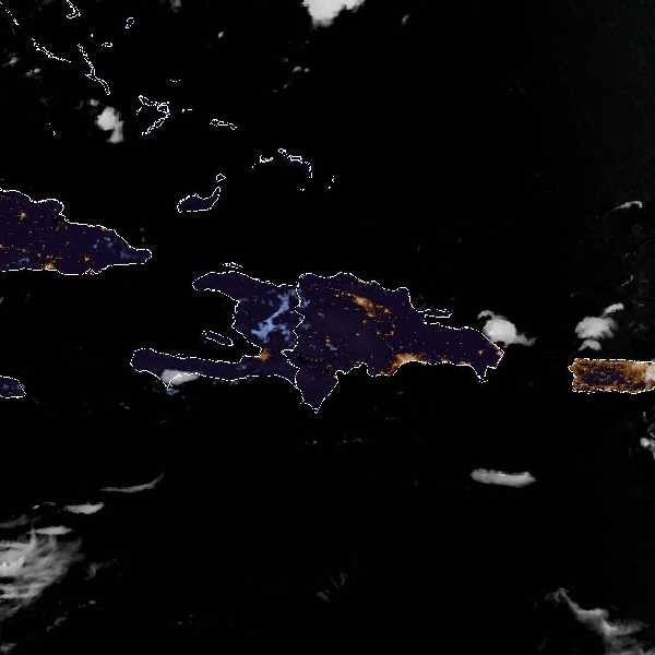 météo tropicale : Image satellite .