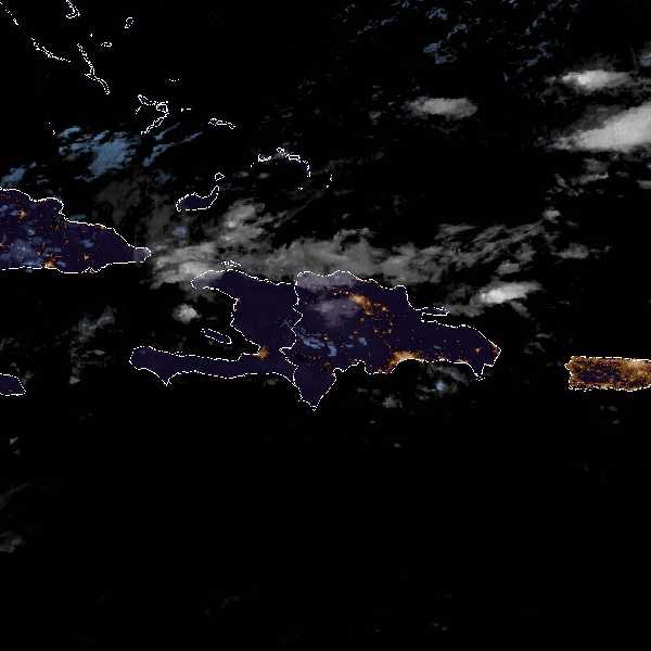 météo tropicale : Image satellite .