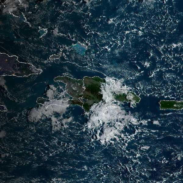 météo tropicale : Image satellite .