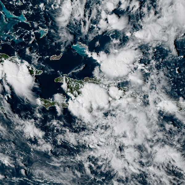 météo tropicale : Image satellite .