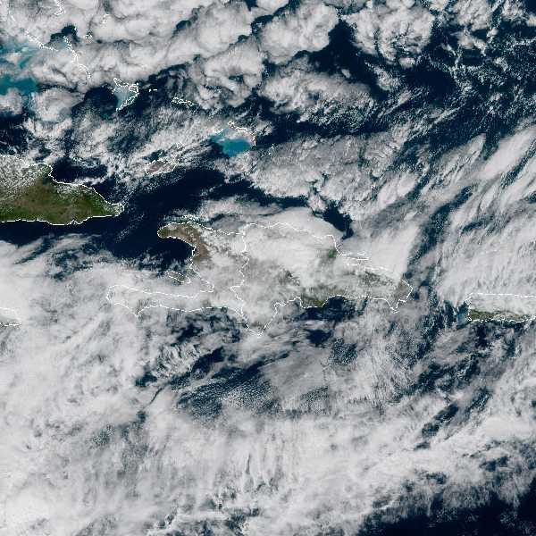 météo tropicale : Image satellite .